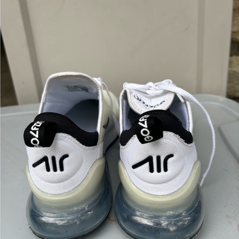 Nike Air Max 270 G Spikeless Golf Shoes CK6483-102 - White/Black - 9 - Picture 7 of 8